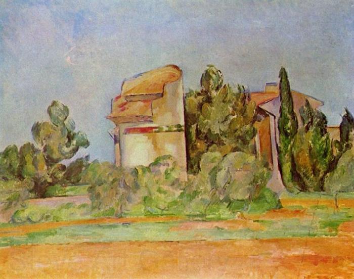 Paul Cezanne Taubenschlag bei Montbriant Norge oil painting art